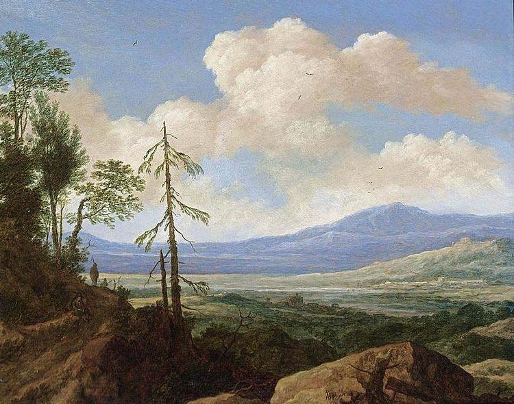 Pieter de Molijn Panoramic Hilly Landscape oil painting picture